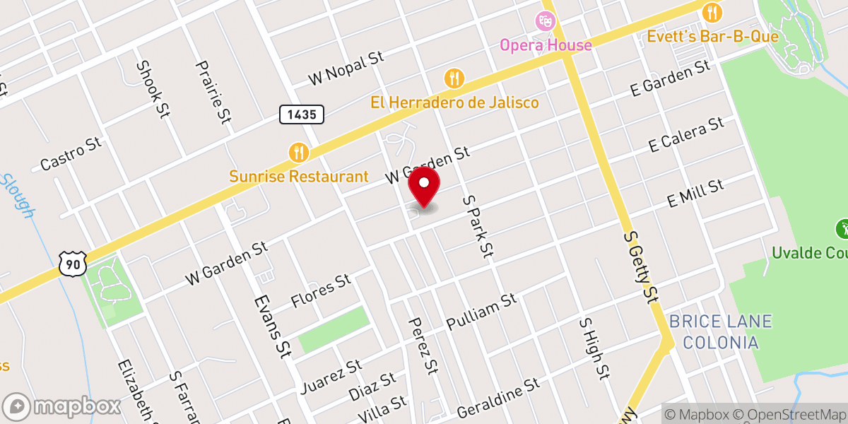 Map showing location of New Testament Fellowship Church