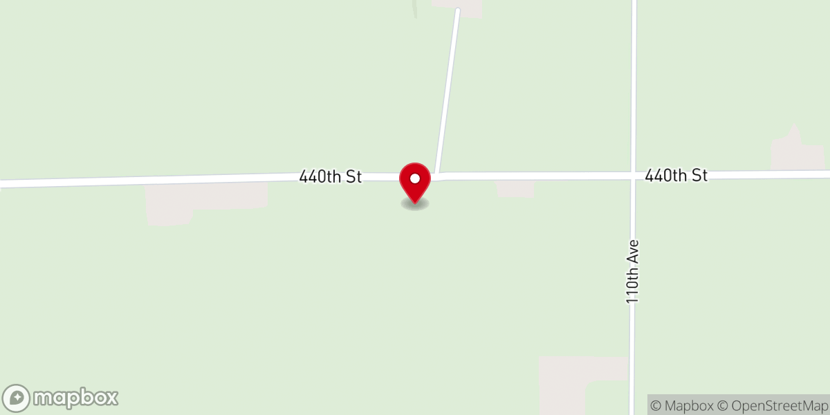 Map showing location of Maple Grove Church