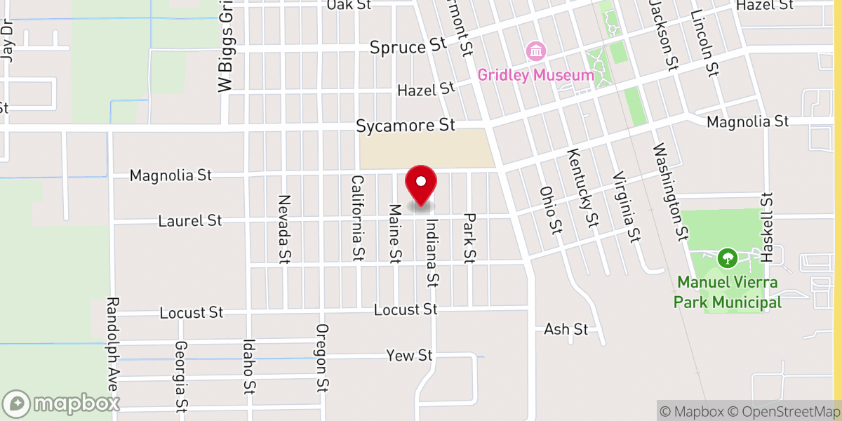 Map showing location of Ministerios Llamada Final Gridley