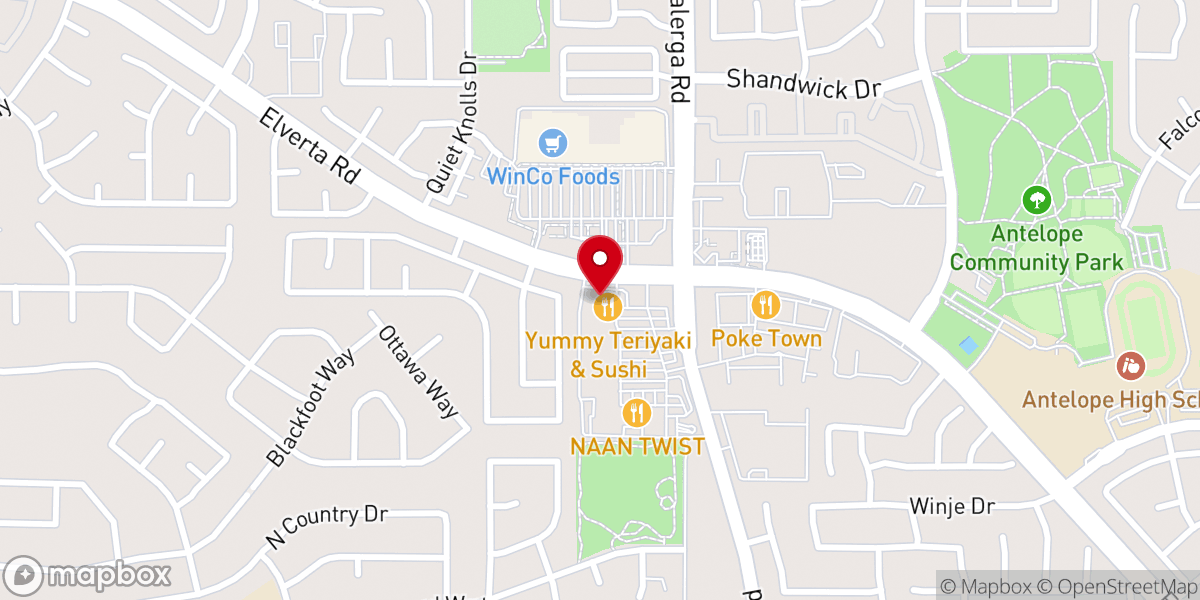Map showing location of AFC Ministries