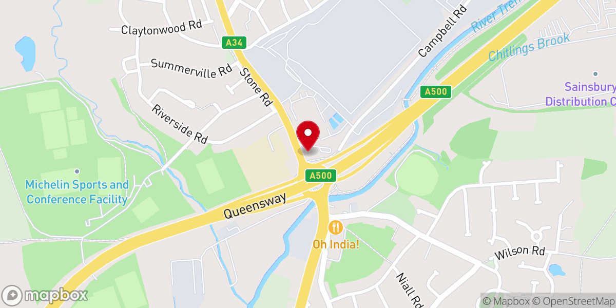 Map showing location of St Teresa of the Child Jesus Catholic Church