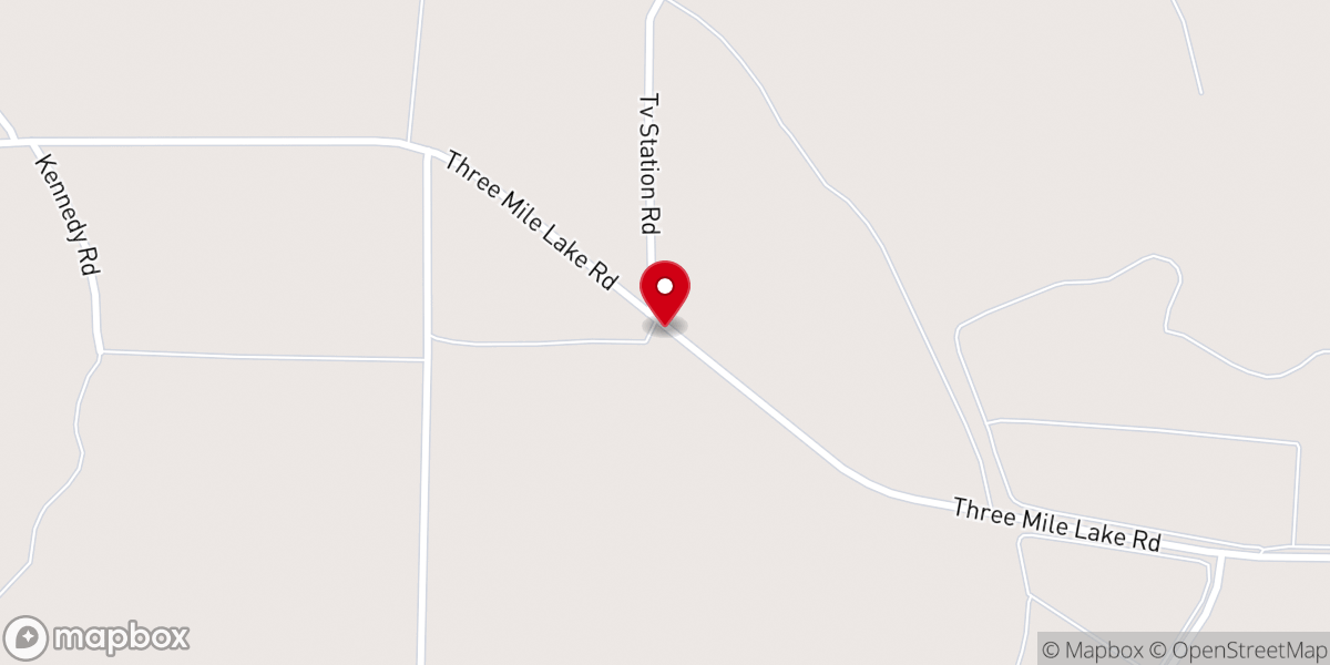 Map showing location of McGinnis Chapel