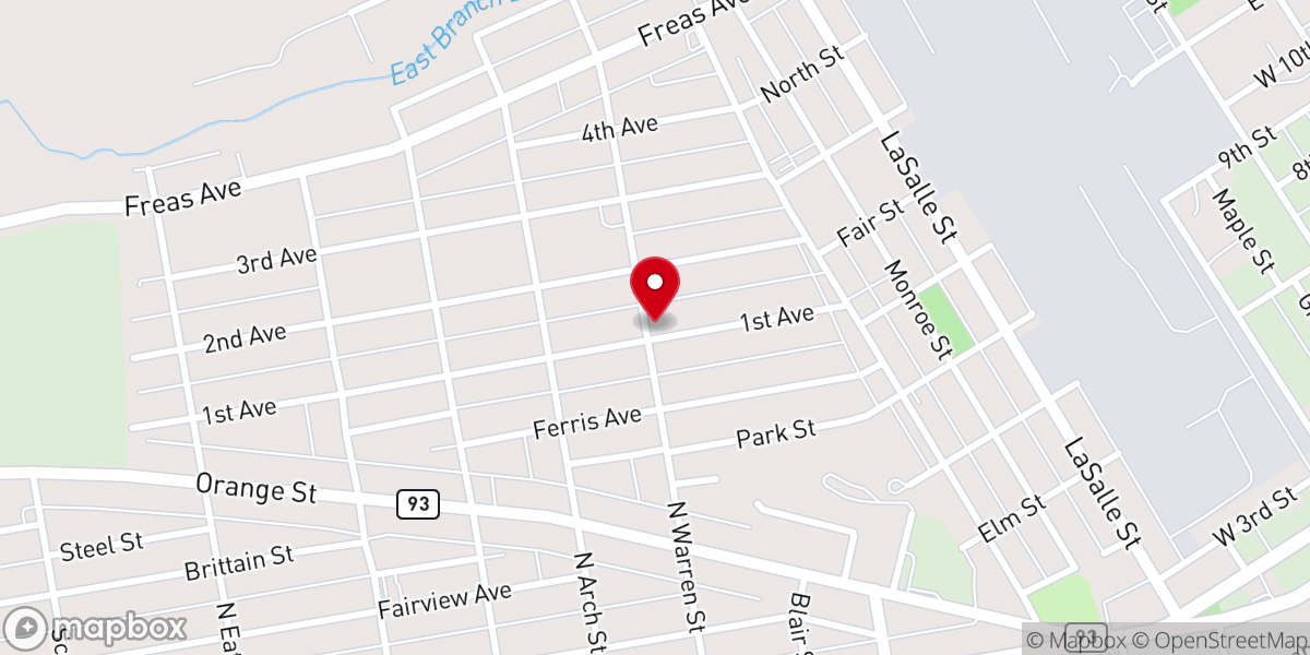 Map showing location of Ss. Cyril & Methodius Ukrainian Catholic Church