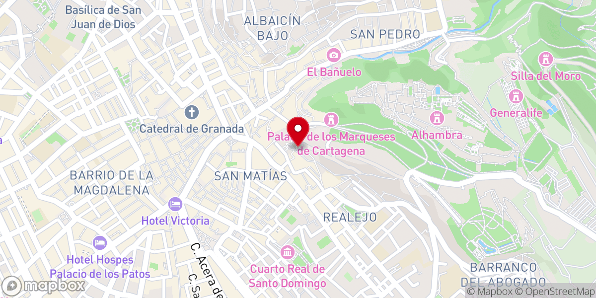 Map showing location of Lavadero de la Placeta Puerta del Sol