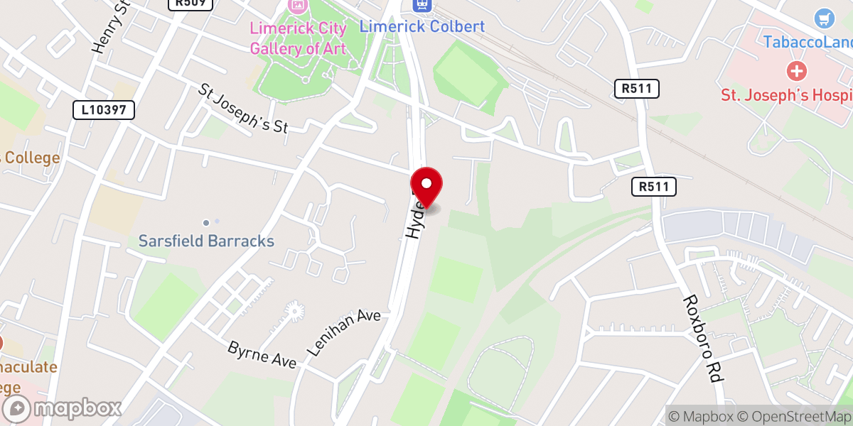 Map showing location of Prospect Priory United