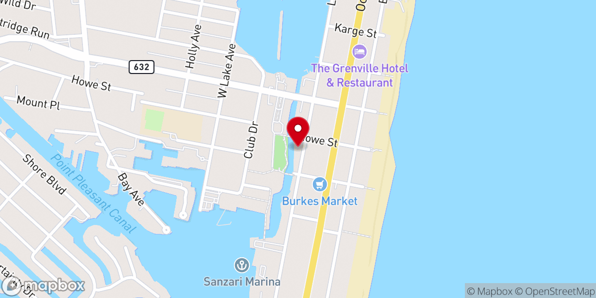 Map showing location of All Saints Episcopal Church