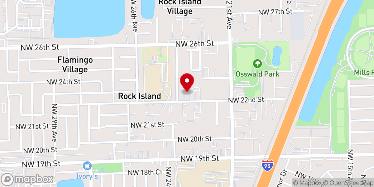 Map showing location of Church of Christ Holiness