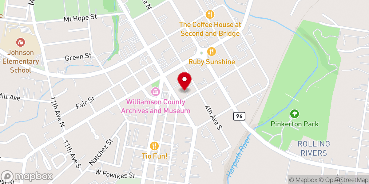 Map showing location of Generations Church