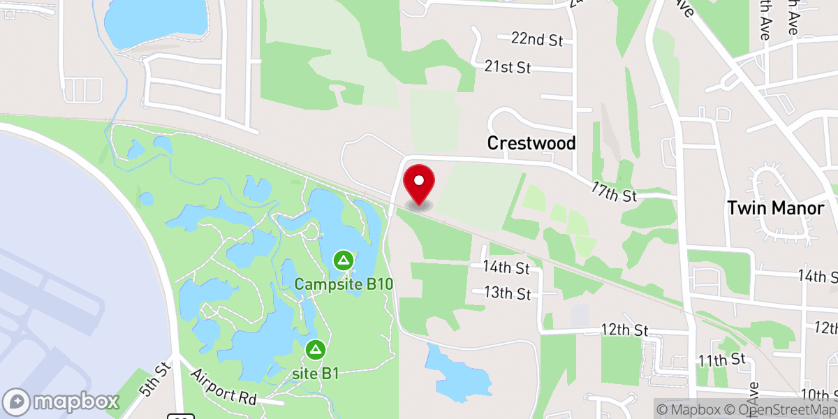 Map showing location of New Dimensions Ministries Inc