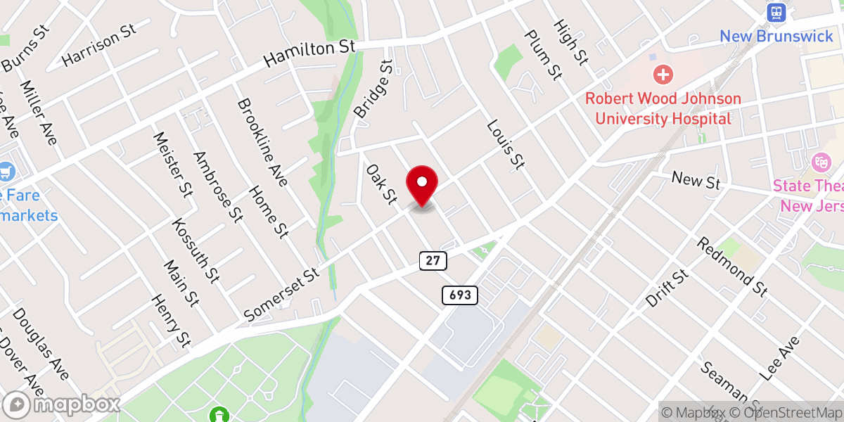 Map showing location of Deliverance Prayer Revival