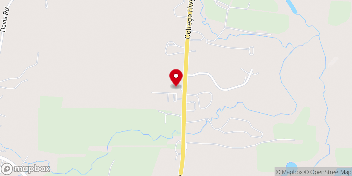 Map showing location of Living Hope Church
