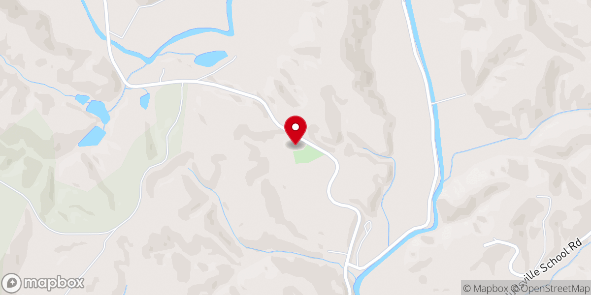 Map showing location of Rocky Ford Baptist Church