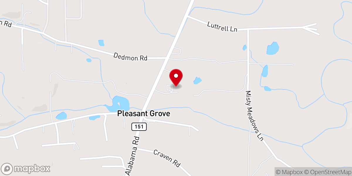 Map showing location of Grace Church