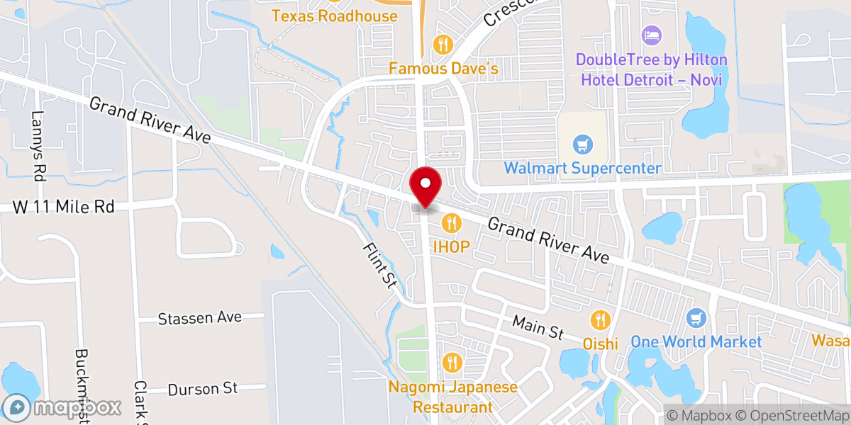 Map showing location of Fire International Ministries