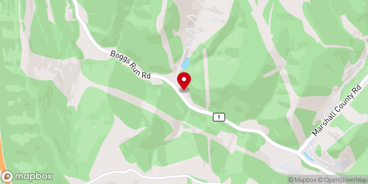 Map showing location of St Matthew Lutheran Church