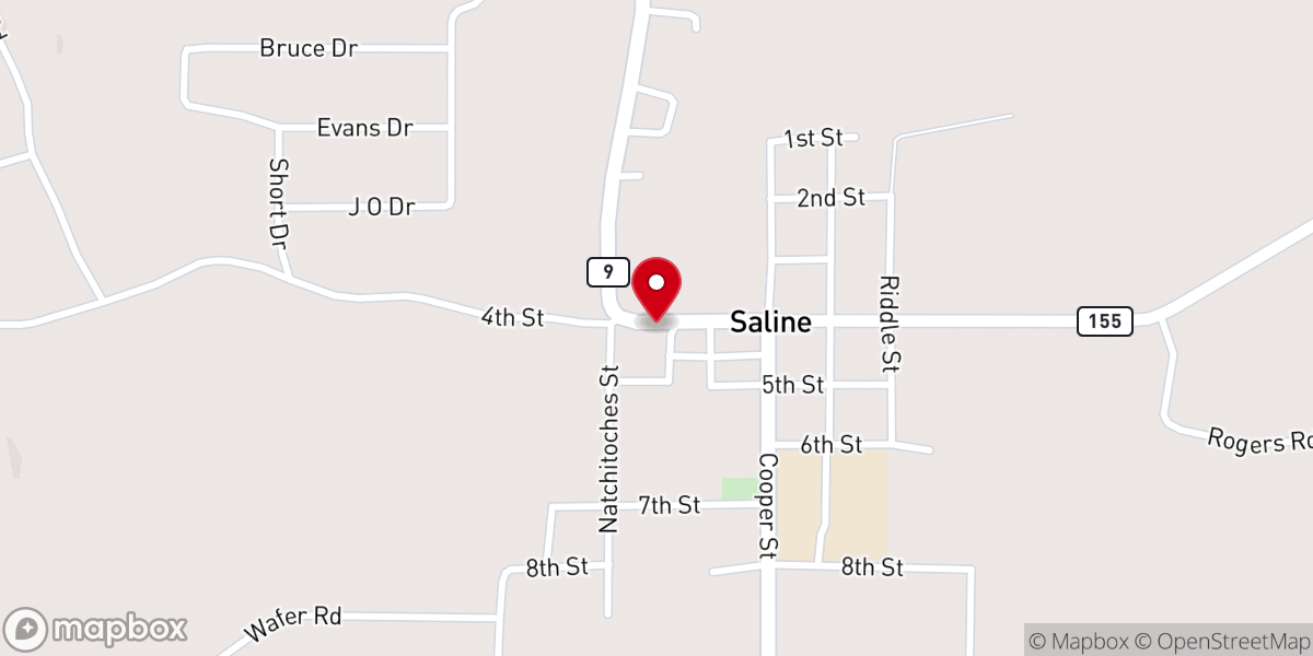 Map showing location of Family Church of Saline, UPCI