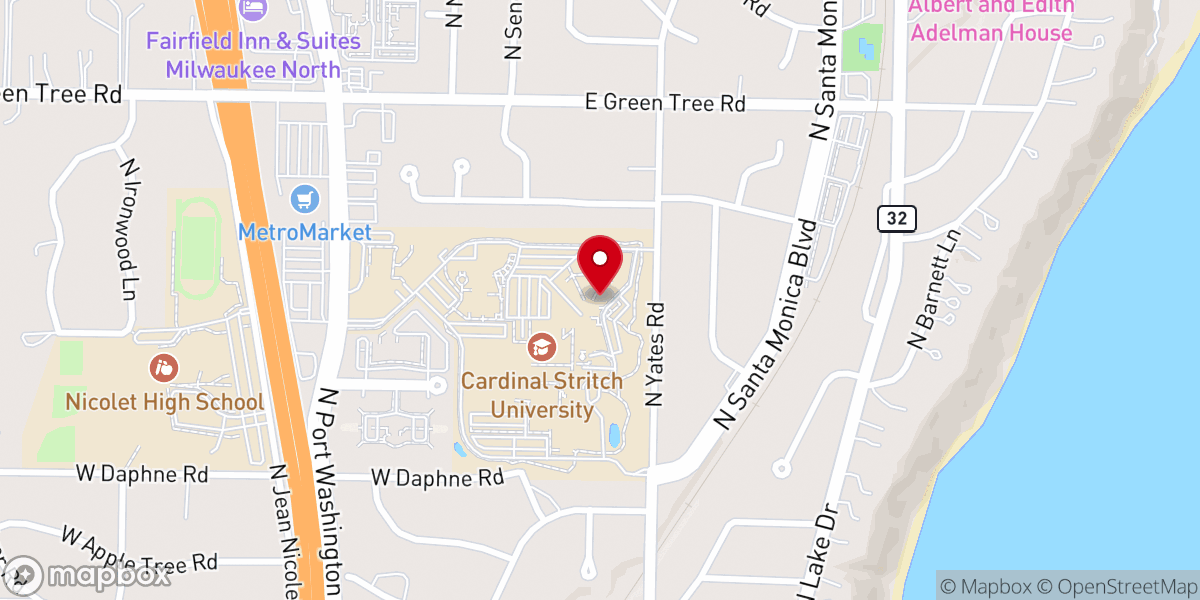 Map showing location of Church of Gods Will Inc