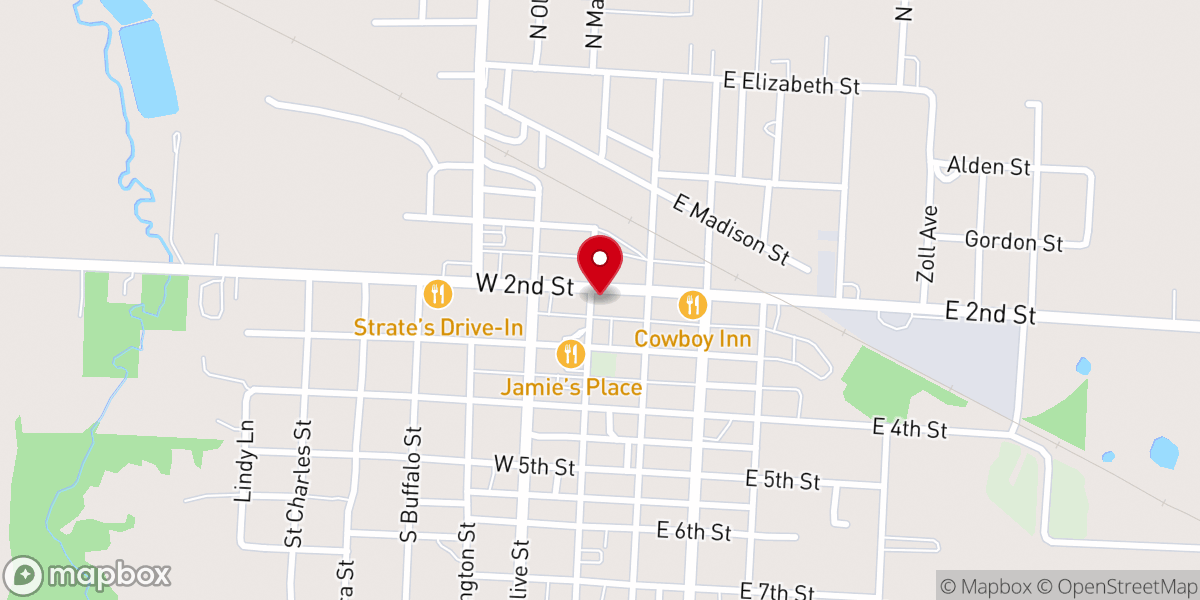 Map showing location of Lyric House Church