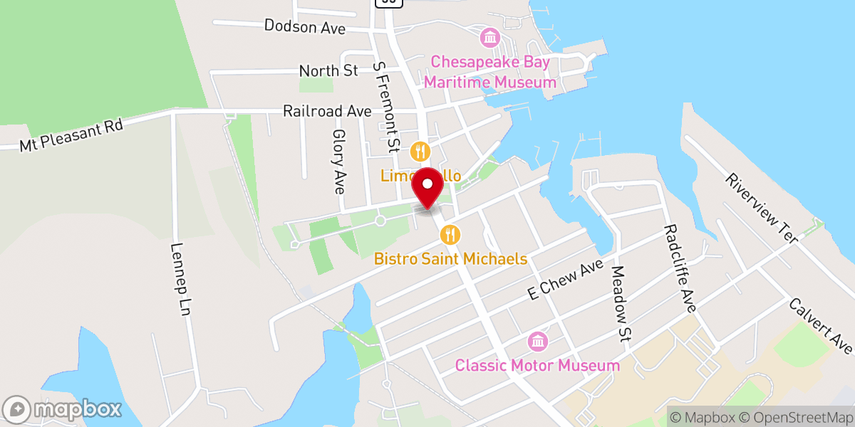 Map showing location of St. Luke's United Methodist Church
