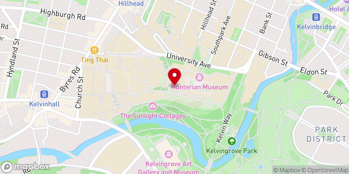 Map showing location of The Lion and Unicorn Staircase