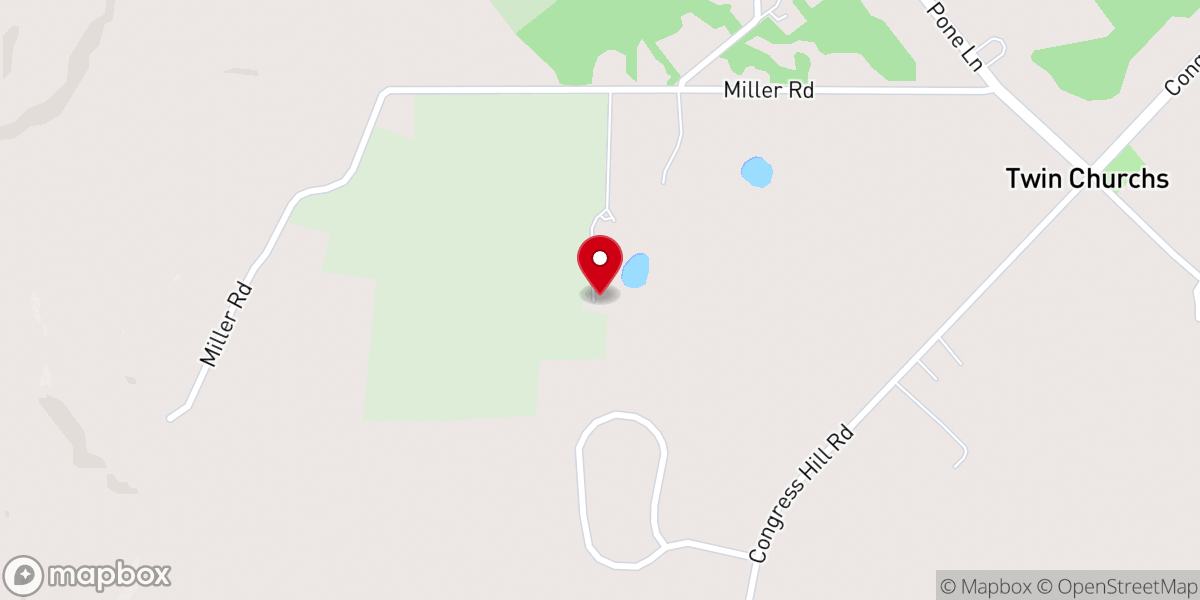 Map showing location of Forever Farm