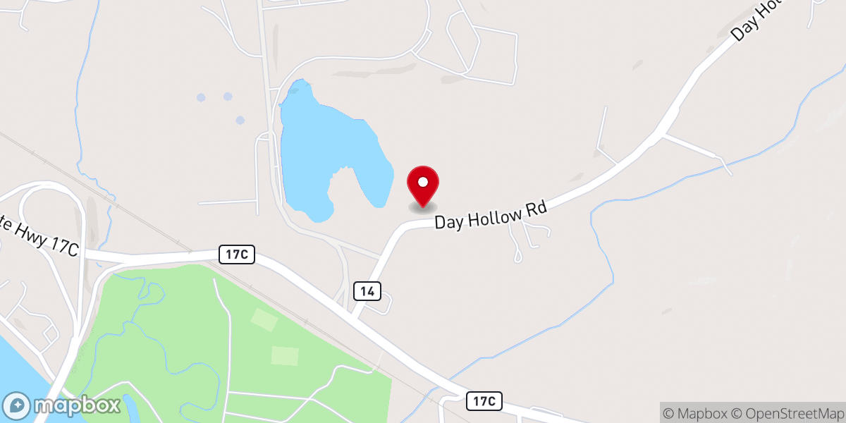 Map showing location of Lakeview Chapel