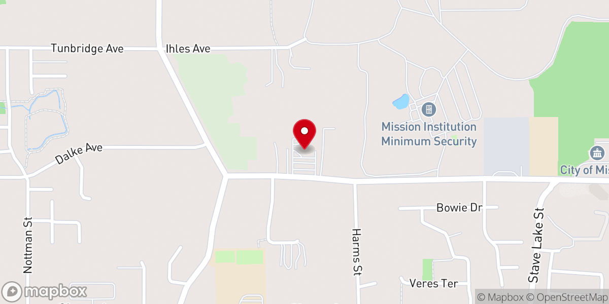 Map showing location of Northview Community Church - Mission Campus