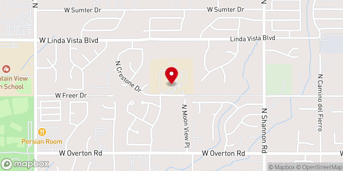 Map showing location of Redeemed Life Bible Church