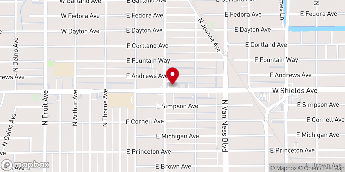 Map showing location of 424 Church