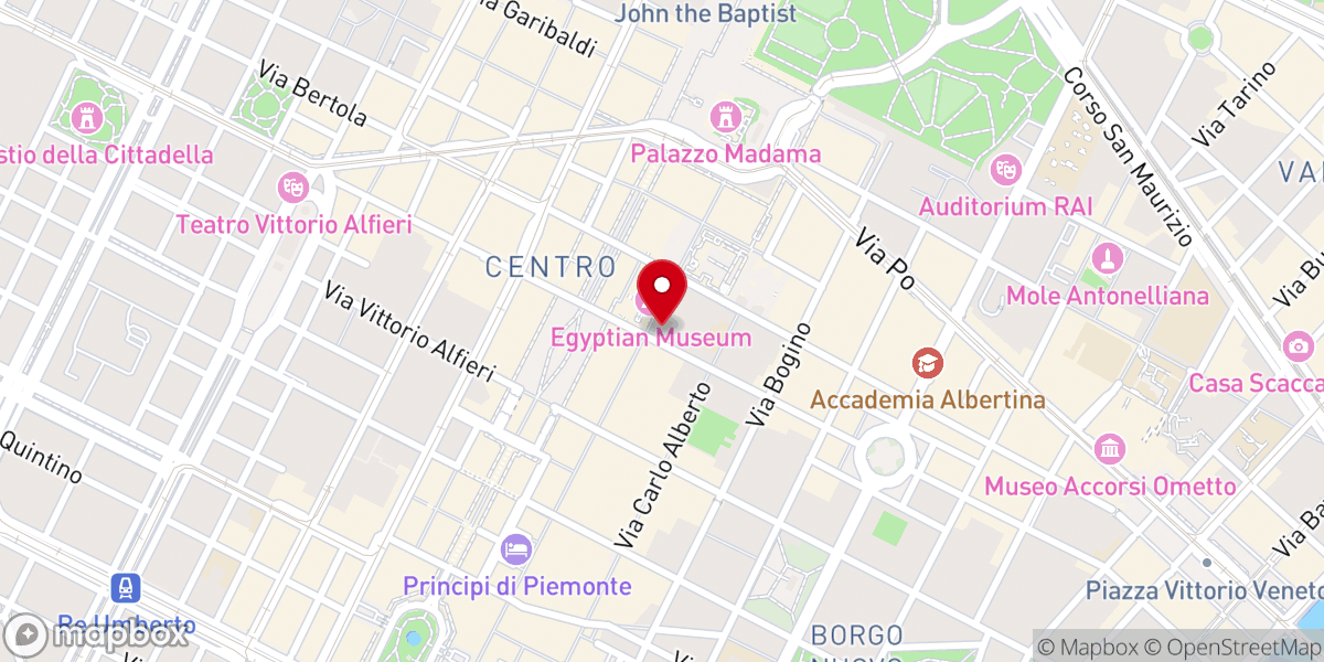 Map showing location of Chiesa di San Filippo Neri
