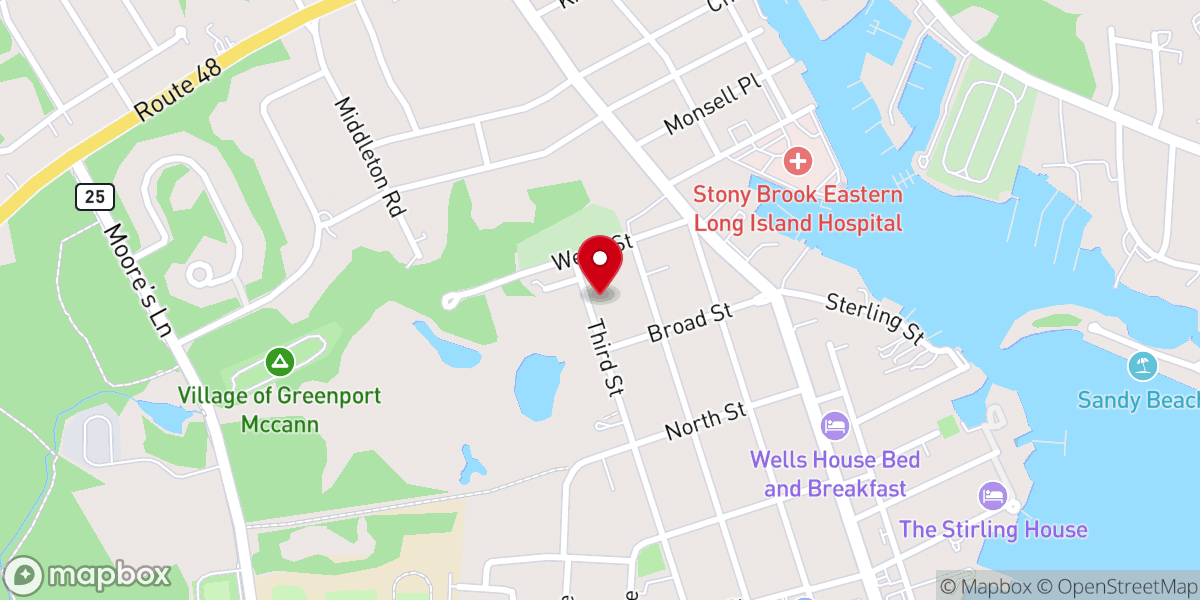 Map showing location of Clinton Memorial African Methodist Episcopal Zion Church