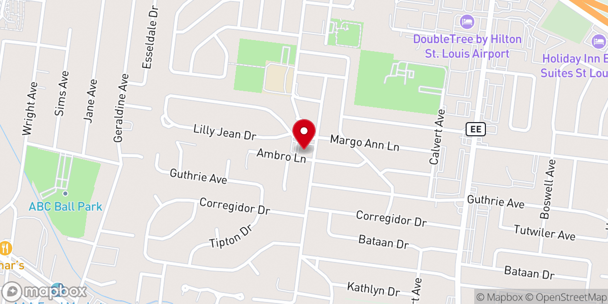 Map showing location of New Beginning Mssnry Baptist Church