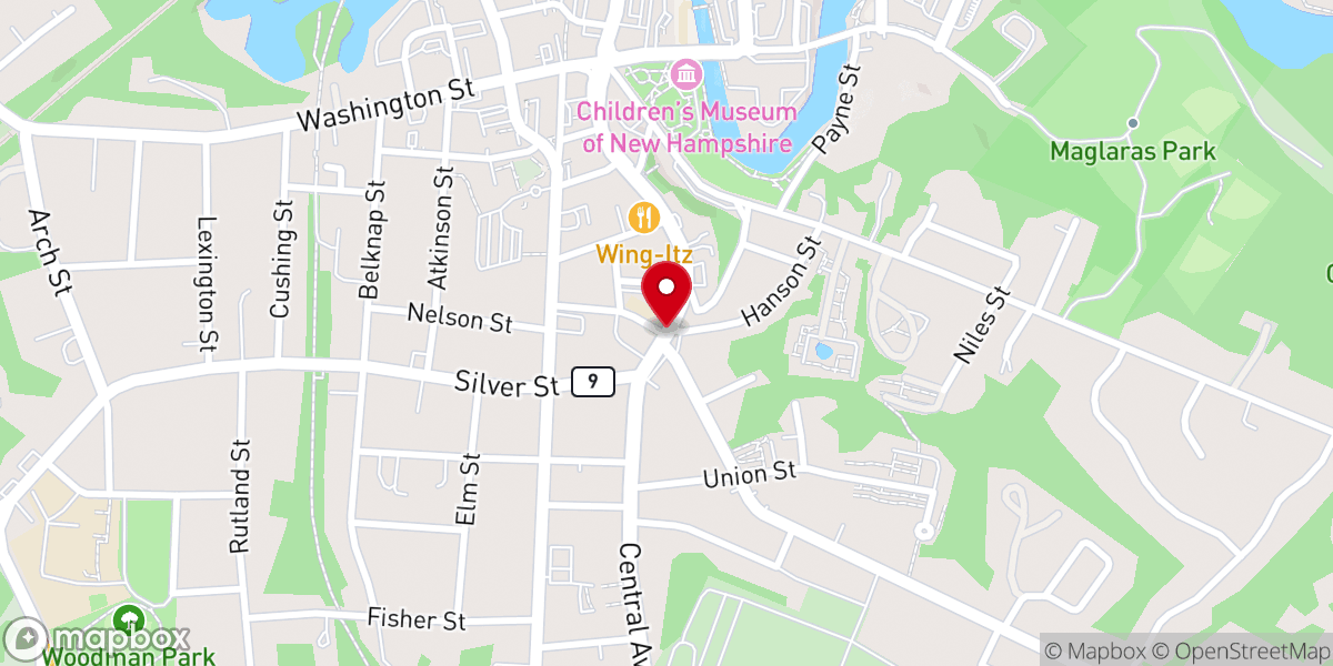 Map showing location of Society of Friends Meeting House