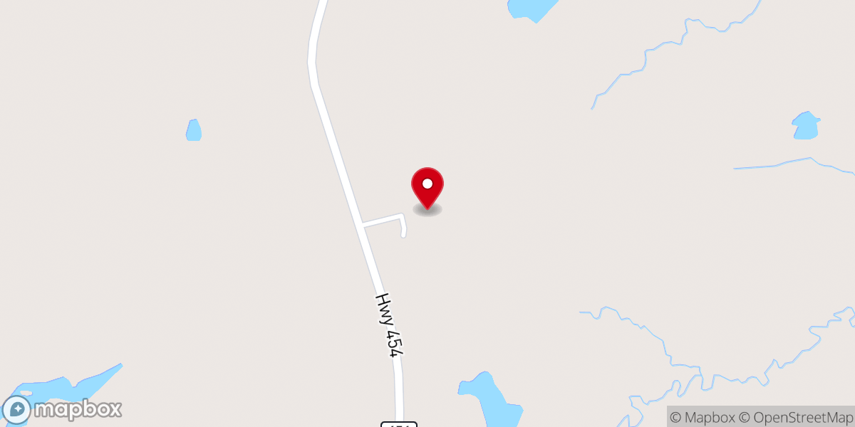 Map showing location of Pine Grove Baptist Church