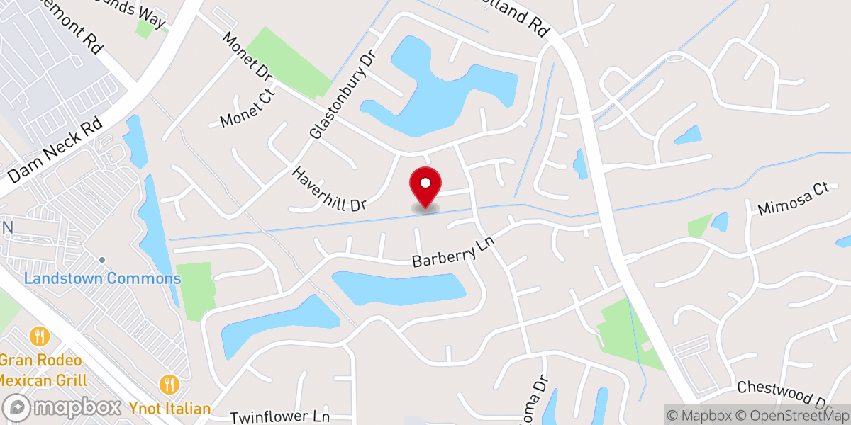 Map showing location of Heavenly Touch Ministries