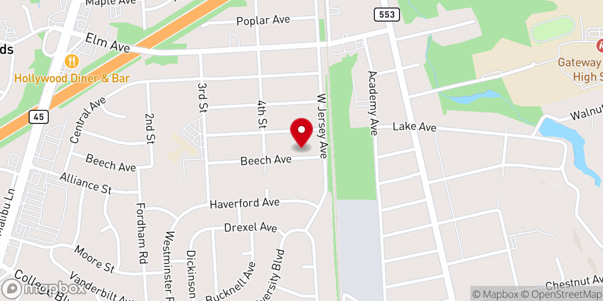 Map showing location of Spoken Word Evangelistic Church Inc