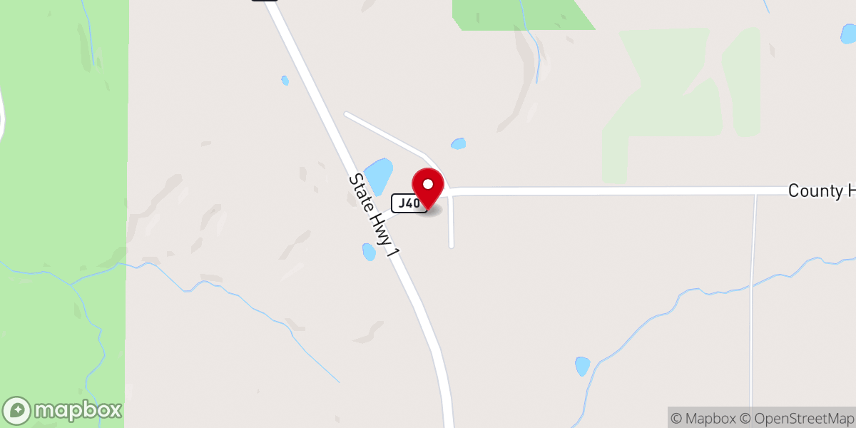 Map showing location of Keosauqua Baptist Fellowship