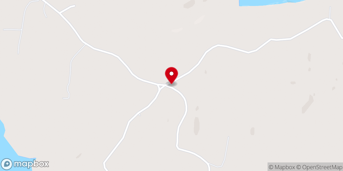 Map showing location of Clear Creek Church