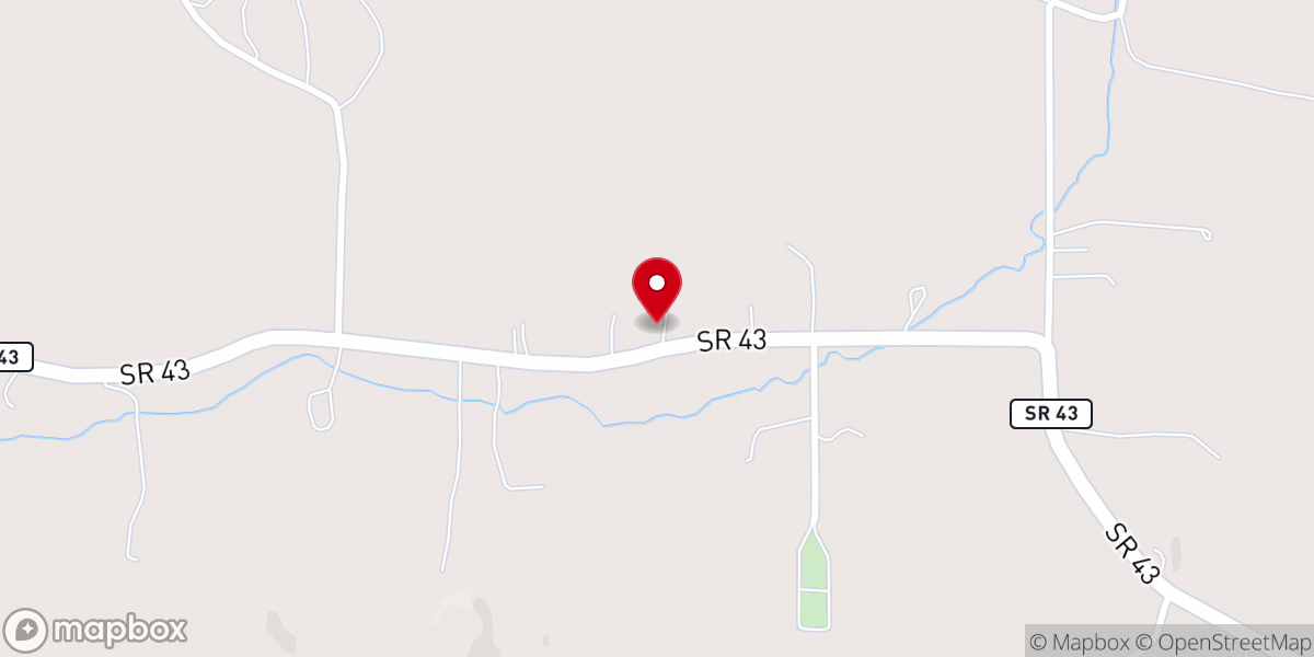 Map showing location of Whitehall Pentecostal Church