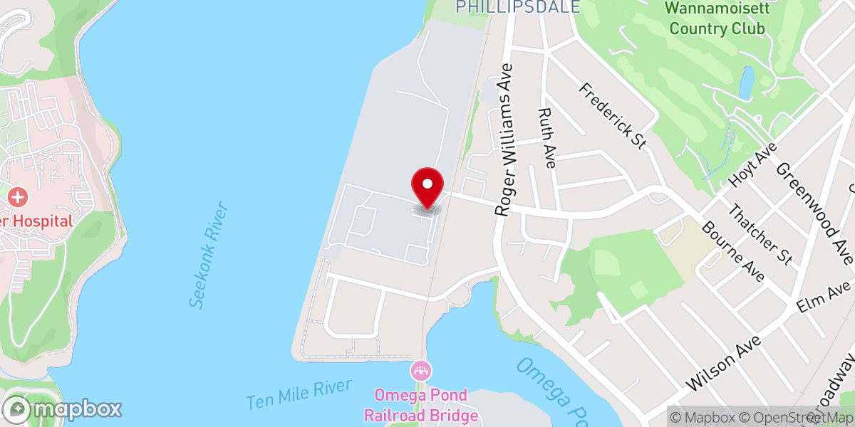 Map showing location of FeedRI - Hope Market