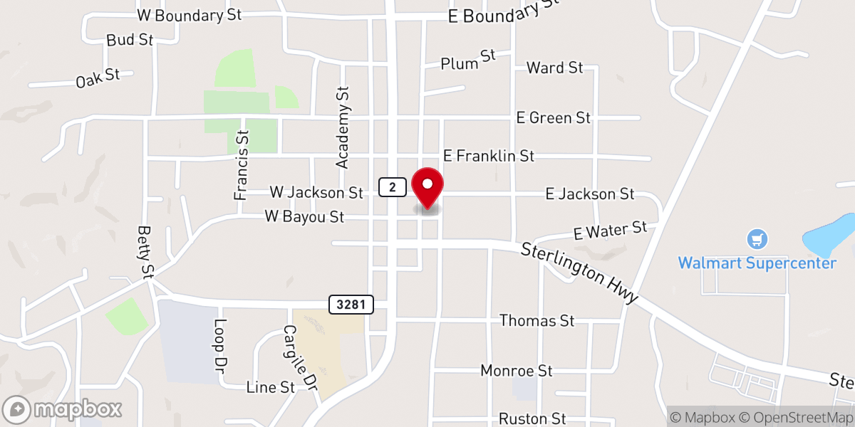 Map showing location of Union Bail Bond