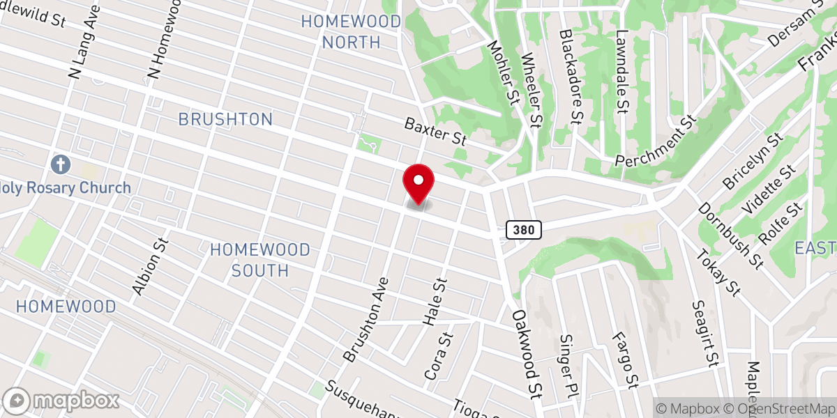 Map showing location of Mother of Good Counsel Church, Saint Mary Magdalene Parish