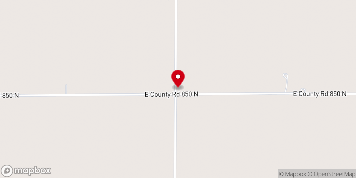 Map showing location of New Bethel Church