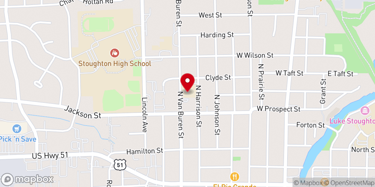 Map showing location of Saint Ann Catholic Parish