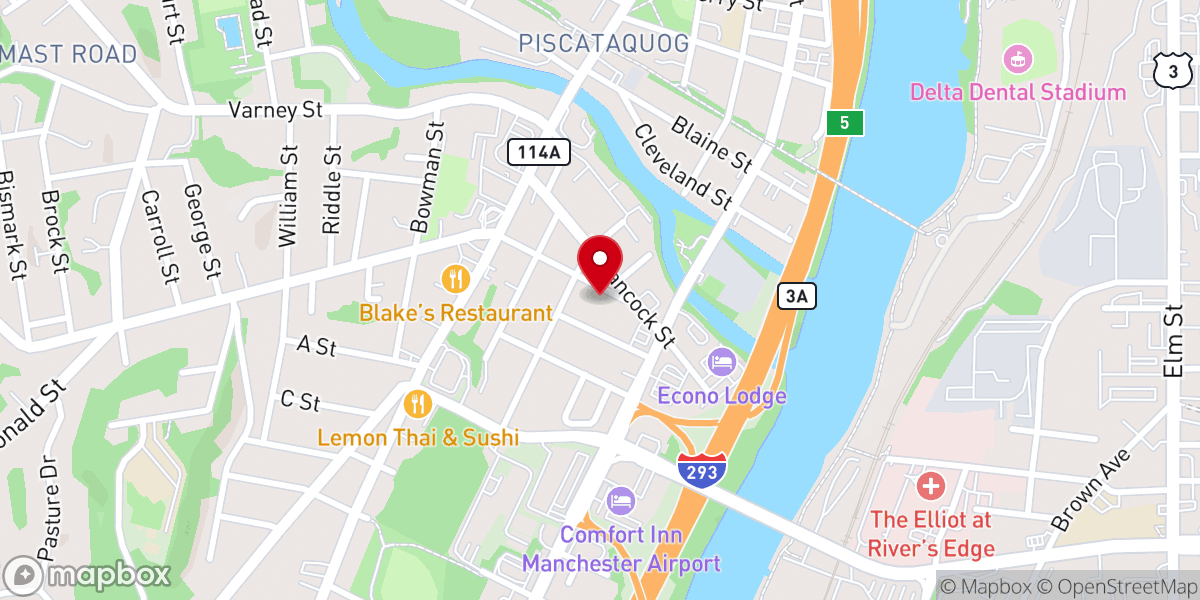 Map showing location of Grace Free Presbyterian Church