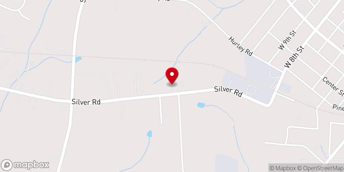 Map showing location of West Oakboro Church