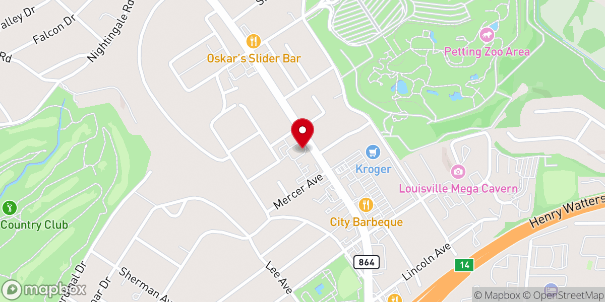 Map showing location of Holy Family Catholic Church