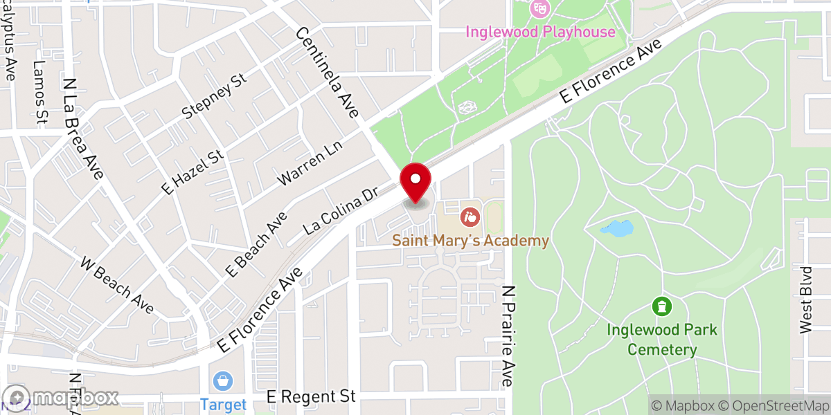 Map showing location of St John Chrysostom Church