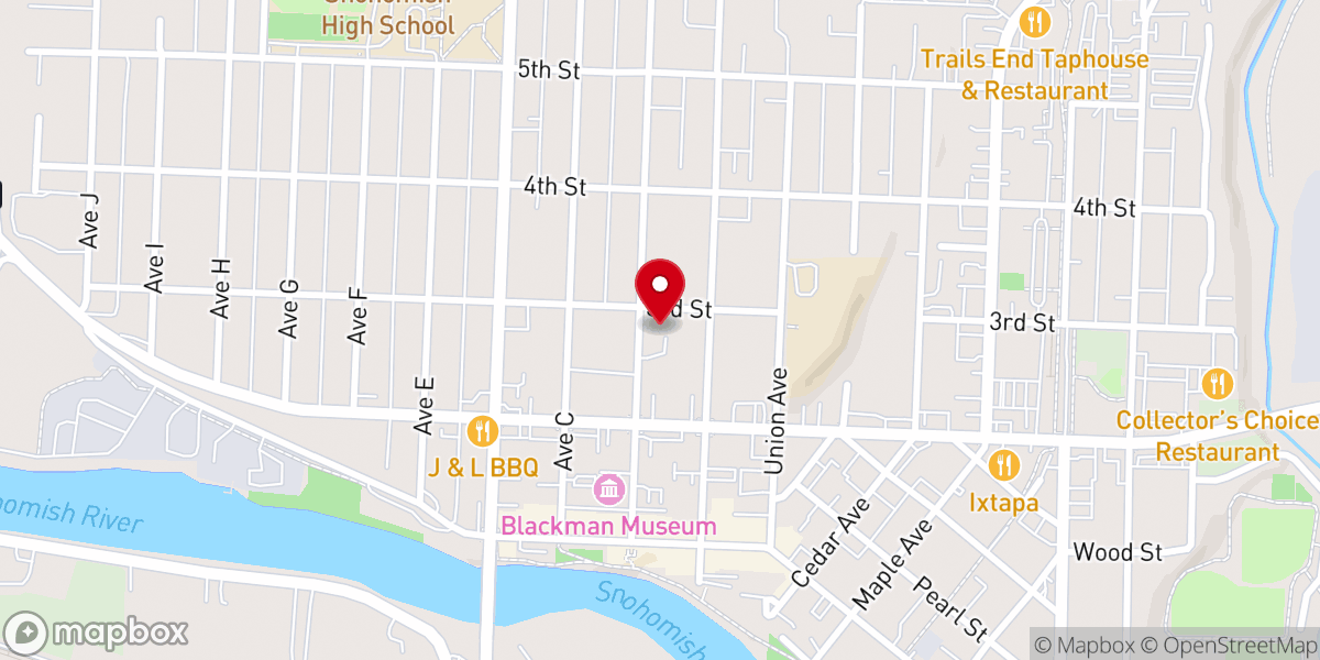 Map showing location of Belle Chapel