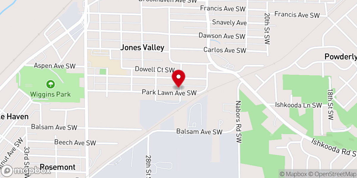 Map showing location of Life In Abundance Fellowship Church
